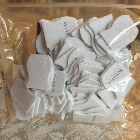 Scentsy Consultant Supplies Bag Body Wash & 100 pre-cut felt shapes - Picture 3 of 4